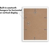 image:imageAmericanflat 11x14 Picture Frame 5Pack  Matted to 8x11  Black  Slim Molding construction Polished plexiglass front hangs vertical or horizontal sawtooth hangers includedWhite