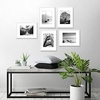 image:imageAmericanflat 11x14 Picture Frame 5Pack  Matted to 8x11  Black  Slim Molding construction Polished plexiglass front hangs vertical or horizontal sawtooth hangers includedWhite