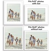 image:imageAmericanflat 11x14 Picture Frame 5Pack  Matted to 8x11  Black  Slim Molding construction Polished plexiglass front hangs vertical or horizontal sawtooth hangers includedWhite