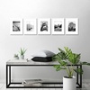 image:imageAmericanflat 11x14 Picture Frame 5Pack  Matted to 8x11  Black  Slim Molding construction Polished plexiglass front hangs vertical or horizontal sawtooth hangers includedWhite