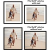image:imageAmericanflat 11x14 Picture Frame 5Pack  Matted to 8x11  Black  Slim Molding construction Polished plexiglass front hangs vertical or horizontal sawtooth hangers includedBlack