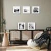 image:imageAmericanflat 11x14 Picture Frame 5Pack  Matted to 8x11  Black  Slim Molding construction Polished plexiglass front hangs vertical or horizontal sawtooth hangers includedWhite