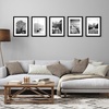 image:imageAmericanflat 11x14 Picture Frame 5Pack  Matted to 8x11  Black  Slim Molding construction Polished plexiglass front hangs vertical or horizontal sawtooth hangers includedBlack