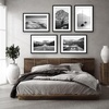 image:imageAmericanflat 11x14 Picture Frame 5Pack  Matted to 8x11  Black  Slim Molding construction Polished plexiglass front hangs vertical or horizontal sawtooth hangers includedBlack