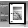 image:imageAmericanflat 11x14 Picture Frame 5Pack  Matted to 8x11  Black  Slim Molding construction Polished plexiglass front hangs vertical or horizontal sawtooth hangers includedBlack