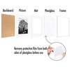 image:imageAmericanflat 11x14 Picture Frame 5Pack  Matted to 8x11  Black  Slim Molding construction Polished plexiglass front hangs vertical or horizontal sawtooth hangers includedWhite