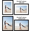 image:imageAmericanflat 11x14 Picture Frame 5Pack  Matted to 8x11  Black  Slim Molding construction Polished plexiglass front hangs vertical or horizontal sawtooth hangers includedBlack
