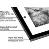 image:imageAmericanflat 11x14 Picture Frame 5Pack  Matted to 8x11  Black  Slim Molding construction Polished plexiglass front hangs vertical or horizontal sawtooth hangers includedBlack