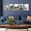 image:imageAmericanflat 11x14 Picture Frame 5Pack  Matted to 8x11  Black  Slim Molding construction Polished plexiglass front hangs vertical or horizontal sawtooth hangers includedGold