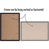 image:imageAmericanflat 11x14 Picture Frame 5Pack  Matted to 8x11  Black  Slim Molding construction Polished plexiglass front hangs vertical or horizontal sawtooth hangers includedBlack