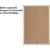 image:imageAmericanflat 11x14 Picture Frame 5Pack  Matted to 8x11  Black  Slim Molding construction Polished plexiglass front hangs vertical or horizontal sawtooth hangers includedNatural Oak
