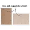 image:imageAmericanflat 11x14 Picture Frame 5Pack  Matted to 8x11  Black  Slim Molding construction Polished plexiglass front hangs vertical or horizontal sawtooth hangers includedWhite
