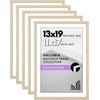 image:imageAmericanflat 11x14 Picture Frame 5Pack  Matted to 8x11  Black  Slim Molding construction Polished plexiglass front hangs vertical or horizontal sawtooth hangers includedNatural Oak