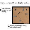 image:imageAmericanflat 11x14 Picture Frame 5Pack  Matted to 8x11  Black  Slim Molding construction Polished plexiglass front hangs vertical or horizontal sawtooth hangers includedBlack