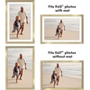 image:imageAmericanflat 11x14 Picture Frame 5Pack  Matted to 8x11  Black  Slim Molding construction Polished plexiglass front hangs vertical or horizontal sawtooth hangers includedGold
