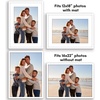 image:imageAmericanflat 11x14 Picture Frame 5Pack  Matted to 8x11  Black  Slim Molding construction Polished plexiglass front hangs vertical or horizontal sawtooth hangers includedWhite