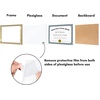 image:imageAmericanflat 11x14 Picture Frame 5Pack  Matted to 8x11  Black  Slim Molding construction Polished plexiglass front hangs vertical or horizontal sawtooth hangers includedGold