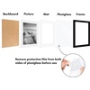 image:imageAmericanflat 11x14 Picture Frame 5Pack  Matted to 8x11  Black  Slim Molding construction Polished plexiglass front hangs vertical or horizontal sawtooth hangers includedBlack