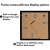 image:imageAmericanflat 11x14 Picture Frame 5Pack  Matted to 8x11  Black  Slim Molding construction Polished plexiglass front hangs vertical or horizontal sawtooth hangers includedBlack