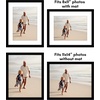 image:imageAmericanflat 11x14 Picture Frame 5Pack  Matted to 8x11  Black  Slim Molding construction Polished plexiglass front hangs vertical or horizontal sawtooth hangers includedBlack