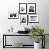 image:imageAmericanflat 11x14 Picture Frame 5Pack  Matted to 8x11  Black  Slim Molding construction Polished plexiglass front hangs vertical or horizontal sawtooth hangers includedMahogany