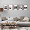 image:imageAmericanflat 11x14 Picture Frame 5Pack  Matted to 8x11  Black  Slim Molding construction Polished plexiglass front hangs vertical or horizontal sawtooth hangers includedMahogany