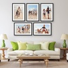 image:imageAmericanflat 11x14 Picture Frame 5Pack  Matted to 8x11  Black  Slim Molding construction Polished plexiglass front hangs vertical or horizontal sawtooth hangers includedBlack