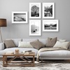 image:imageAmericanflat 11x14 Picture Frame 5Pack  Matted to 8x11  Black  Slim Molding construction Polished plexiglass front hangs vertical or horizontal sawtooth hangers includedWhite