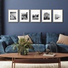 image:imageAmericanflat 11x14 Picture Frame 5Pack  Matted to 8x11  Black  Slim Molding construction Polished plexiglass front hangs vertical or horizontal sawtooth hangers includedNatural Oak