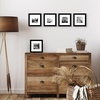 image:imageAmericanflat 11x14 Picture Frame 5Pack  Matted to 8x11  Black  Slim Molding construction Polished plexiglass front hangs vertical or horizontal sawtooth hangers includedBlack