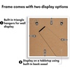 image:imageAmericanflat 11x14 Picture Frame 5Pack  Matted to 8x11  Black  Slim Molding construction Polished plexiglass front hangs vertical or horizontal sawtooth hangers includedWhite