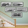 image:imageAmericanflat 11x14 Picture Frame 5Pack  Matted to 8x11  Black  Slim Molding construction Polished plexiglass front hangs vertical or horizontal sawtooth hangers includedBlack