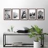 image:imageAmericanflat 11x14 Picture Frame 5Pack  Matted to 8x11  Black  Slim Molding construction Polished plexiglass front hangs vertical or horizontal sawtooth hangers includedMahogany