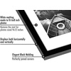 image:imageAmericanflat 11x14 Picture Frame 5Pack  Matted to 8x11  Black  Slim Molding construction Polished plexiglass front hangs vertical or horizontal sawtooth hangers includedBlack