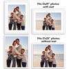 image:imageAmericanflat 11x14 Picture Frame 5Pack  Matted to 8x11  Black  Slim Molding construction Polished plexiglass front hangs vertical or horizontal sawtooth hangers includedWhite