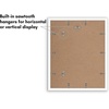 image:imageAmericanflat 11x14 Picture Frame 5Pack  Matted to 8x11  Black  Slim Molding construction Polished plexiglass front hangs vertical or horizontal sawtooth hangers includedWhite