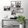 image:imageAmericanflat 11x14 Picture Frame 5Pack  Matted to 8x11  Black  Slim Molding construction Polished plexiglass front hangs vertical or horizontal sawtooth hangers includedMahogany