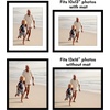 image:imageAmericanflat 11x14 Picture Frame 5Pack  Matted to 8x11  Black  Slim Molding construction Polished plexiglass front hangs vertical or horizontal sawtooth hangers includedBlack