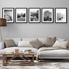 image:imageAmericanflat 11x14 Picture Frame 5Pack  Matted to 8x11  Black  Slim Molding construction Polished plexiglass front hangs vertical or horizontal sawtooth hangers includedBlack