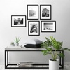image:imageAmericanflat 11x14 Picture Frame 5Pack  Matted to 8x11  Black  Slim Molding construction Polished plexiglass front hangs vertical or horizontal sawtooth hangers includedBlack