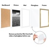 image:imageAmericanflat 11x14 Picture Frame 5Pack  Matted to 8x11  Black  Slim Molding construction Polished plexiglass front hangs vertical or horizontal sawtooth hangers includedGold