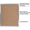 image:imageAmericanflat 11x14 Picture Frame 5Pack  Matted to 8x11  Black  Slim Molding construction Polished plexiglass front hangs vertical or horizontal sawtooth hangers includedSilver