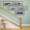 image:imageAmericanflat 11x14 Picture Frame 5Pack  Matted to 8x11  Black  Slim Molding construction Polished plexiglass front hangs vertical or horizontal sawtooth hangers includedBlack
