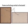 image:imageAmericanflat 11x14 Picture Frame 5Pack  Matted to 8x11  Black  Slim Molding construction Polished plexiglass front hangs vertical or horizontal sawtooth hangers includedMahogany