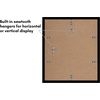 image:imageAmericanflat 11x14 Picture Frame 5Pack  Matted to 8x11  Black  Slim Molding construction Polished plexiglass front hangs vertical or horizontal sawtooth hangers includedBlack