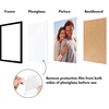 image:imageAmericanflat 11x14 Picture Frame 5Pack  Matted to 8x11  Black  Slim Molding construction Polished plexiglass front hangs vertical or horizontal sawtooth hangers includedBlack