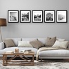 image:imageAmericanflat 11x14 Picture Frame 5Pack  Matted to 8x11  Black  Slim Molding construction Polished plexiglass front hangs vertical or horizontal sawtooth hangers includedBlack