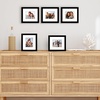 image:imageAmericanflat 11x14 Picture Frame 5Pack  Matted to 8x11  Black  Slim Molding construction Polished plexiglass front hangs vertical or horizontal sawtooth hangers includedBlack