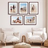 image:imageAmericanflat 11x14 Picture Frame 5Pack  Matted to 8x11  Black  Slim Molding construction Polished plexiglass front hangs vertical or horizontal sawtooth hangers includedMahogany