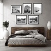 image:imageAmericanflat 11x14 Picture Frame 5Pack  Matted to 8x11  Black  Slim Molding construction Polished plexiglass front hangs vertical or horizontal sawtooth hangers includedBlack